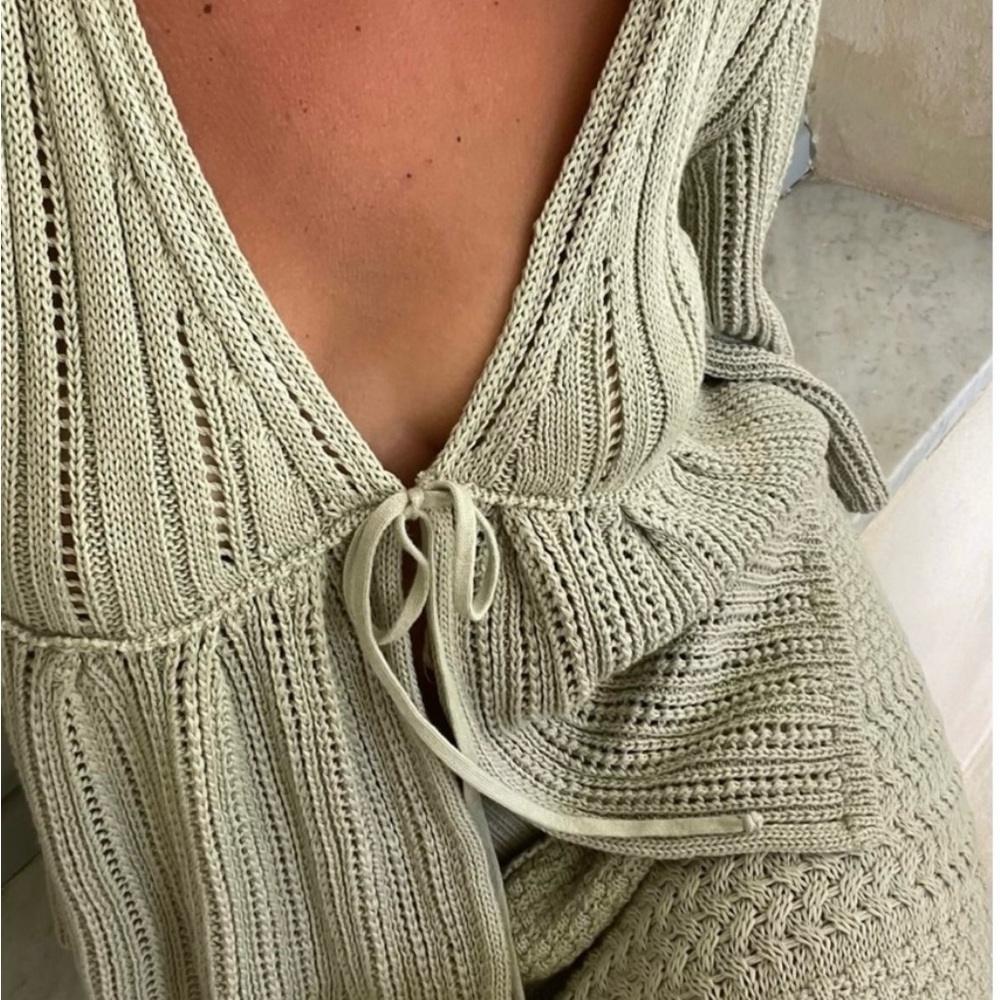 Djerf Avenue Sorella Top- Green Size M